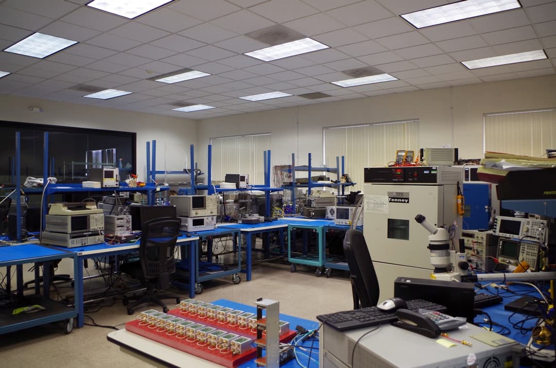 EM Research manufacturing floor in Reno, Nevada