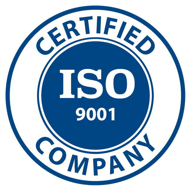 Certified ISO 9001 Company